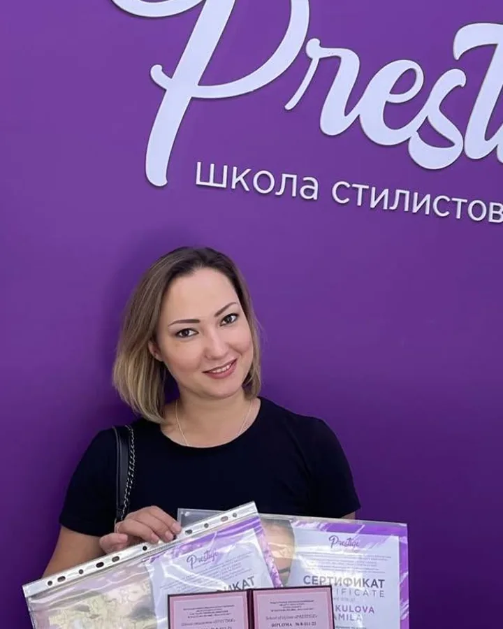 Камила Кабкулова — Архитектура бровей, выпускница школы Prestige
